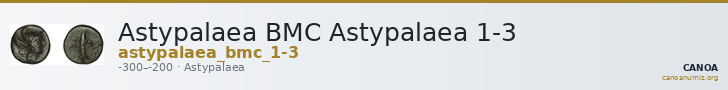 Astypalaea BMC Astypalaea 1-3 — CANOA
