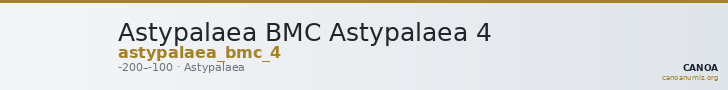 Astypalaea BMC Astypalaea 4 — CANOA