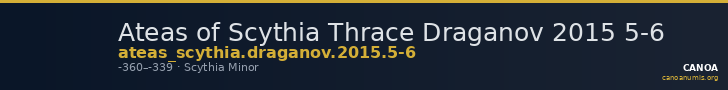 Ateas of Scythia Thrace Draganov 2015 5-6 — CANOA
