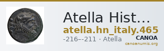 Atella Historia Numorum Italy 465 — CANOA