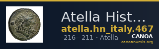 Atella Historia Numorum Italy 467 — CANOA
