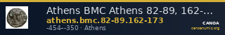 Athens BMC Athens 82-89, 162-173 — CANOA