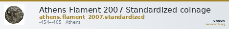 Athens Flament 2007 Standardized coinage — CANOA