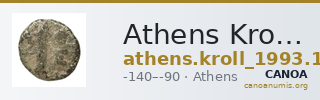 Athens Kroll 1993 104 — CANOA