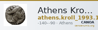 Athens Kroll 1993 109 — CANOA