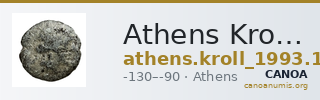 Athens Kroll 1993 110 — CANOA