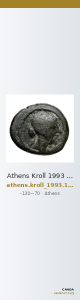 Athens Kroll 1993 113, 131 — CANOA