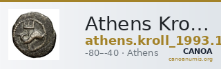 Athens Kroll 1993 129 — CANOA