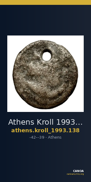 Athens Kroll 1993 138 — CANOA
