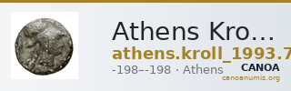 Athens Kroll 1993 77 — CANOA