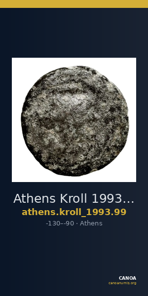 Athens Kroll 1993 99 — CANOA