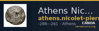 Athens Nicolet-Pierre and Kroll 1990 1-28 (Quadridigité) — CANOA