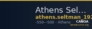 Athens Seltman 1924 Group B. 26-30 — CANOA