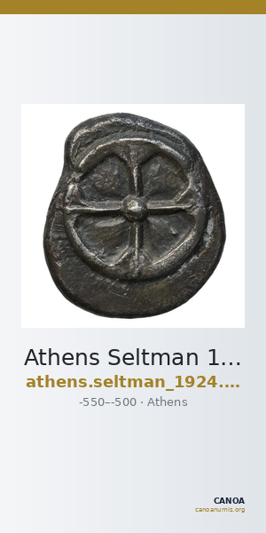 Athens Seltman 1924 Group B. 31-38, D. 65-67, 74-5, 82, 86 — CANOA