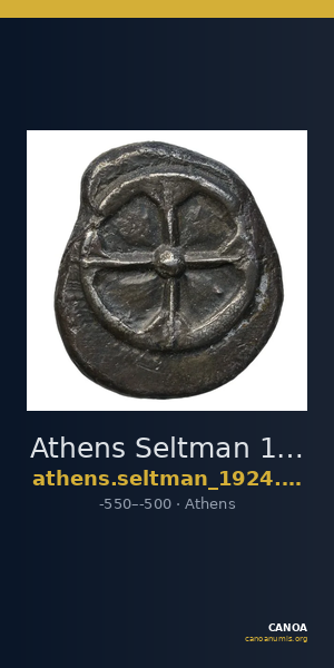 Athens Seltman 1924 Group B. 31-38, D. 65-67, 74-5, 82, 86 — CANOA