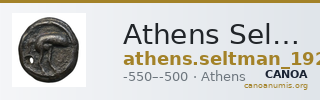 Athens Seltman 1924 Group B. 39-42 — CANOA