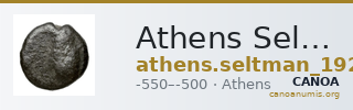 Athens Seltman 1924 Group D. 69-70, 73, 81 — CANOA