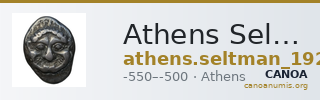 Athens Seltman 1924 Group D. 76-80, 83-85, 87-91 — CANOA