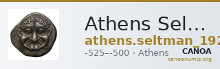 Athens Seltman 1924 Group K. 316-327 — CANOA