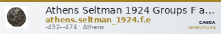 Athens Seltman 1924 Groups F and E — CANOA