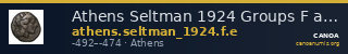 Athens Seltman 1924 Groups F and E — CANOA