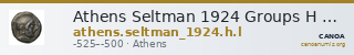 Athens Seltman 1924 Groups H and L — CANOA