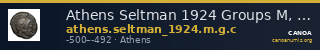 Athens Seltman 1924 Groups M, G and C — CANOA
