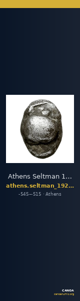 Athens Seltman 1924 p. 167, hemiobol 1 — CANOA