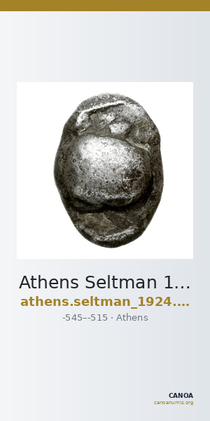 Athens Seltman 1924 p. 167, hemiobol 1 — CANOA