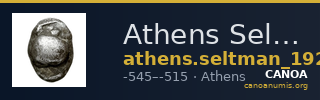 Athens Seltman 1924 p. 167, hemiobol 1 — CANOA