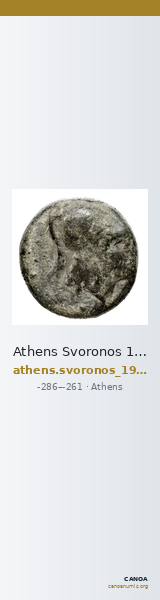 Athens Svoronos 1923-6 Pl. 24, 1-9 — CANOA