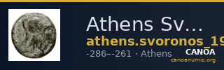 Athens Svoronos 1923-6 Pl. 24, 1-9 — CANOA
