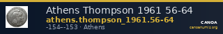 Athens Thompson 1961 56-64 — CANOA