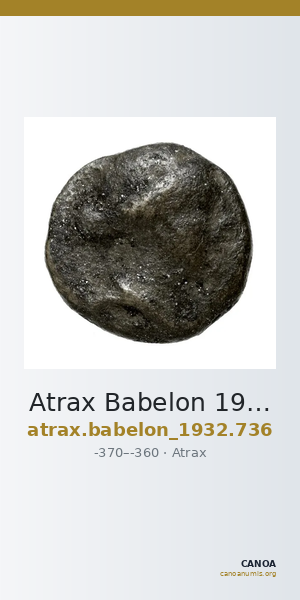 Atrax Babelon 1932 736 — CANOA