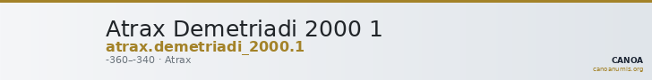 Atrax Demetriadi 2000 1 — CANOA