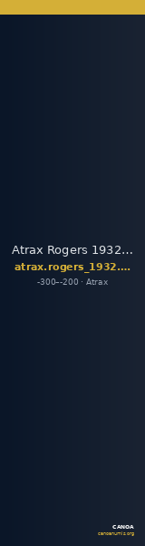 Atrax Rogers 1932 169-72 — CANOA