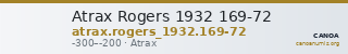 Atrax Rogers 1932 169-72 — CANOA
