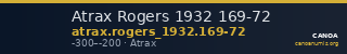 Atrax Rogers 1932 169-72 — CANOA