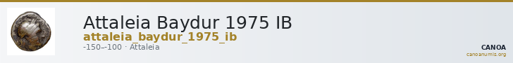 Attaleia Baydur 1975 IB — CANOA