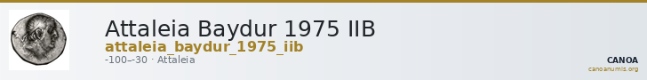 Attaleia Baydur 1975 IIB — CANOA