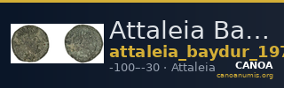 Attaleia Baydur 1975 IIC — CANOA