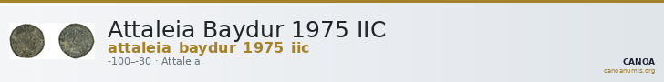 Attaleia Baydur 1975 IIC — CANOA