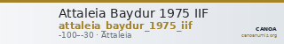 Attaleia Baydur 1975 IIF — CANOA
