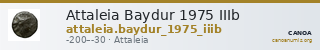 Attaleia Baydur 1975 IIIb — CANOA