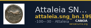 Attaleia SNG Paris 241-43 — CANOA