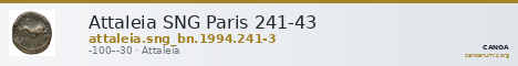 Attaleia SNG Paris 241-43 — CANOA