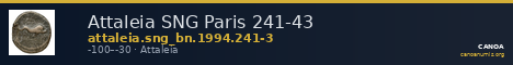 Attaleia SNG Paris 241-43 — CANOA