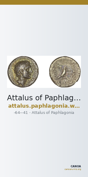 Attalus of Paphlagonia Paphlagonia Waddington 1925 4 — CANOA