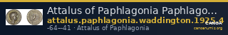Attalus of Paphlagonia Paphlagonia Waddington 1925 4 — CANOA