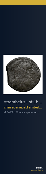 Attambelus I of Characene Charax Spasinou Le Rider 1959 17-18 — CANOA